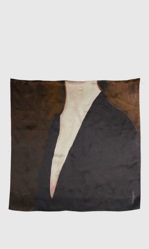 Dragana Ognjenović painting silk scarf