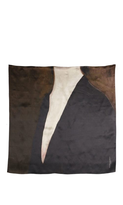 Dragana Ognjenović painting silk écharpe