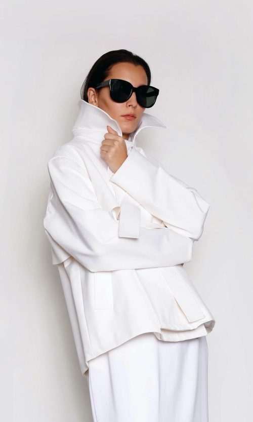 Peacoat Jacket White DO-24-40